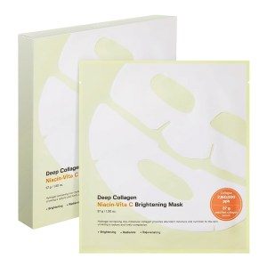 Deep Collagen Niacin Vita C Brightening Mask 4ea