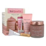 Vegan Hyaluronic Hydra wash off Mask Special Gift Set (Rose Hyaluronic Hydra Wash off Pack 125g +Hyaluronic Hydra Wash off Pack 30g + Washoff Spachulla)