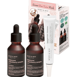 Idebeone+Blackberry Serum Duo twin Pack (Idebenone+Blackberry Complex Serum 30ml 2 kom+Tranexamic Acid+Glutathion Eye Cream 12g (Miniature) 1kom)