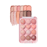 Pin Point Eyeshadow Palette #01 Peach + Coral