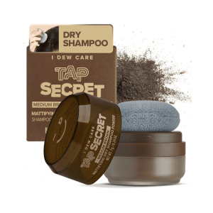 Tap Secret Mattifying Dry Shampoo Powder Medium Brown 7g