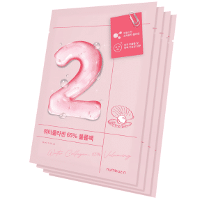 No.2 Water Collagen 65% Voluming Sheet Mask 4kom